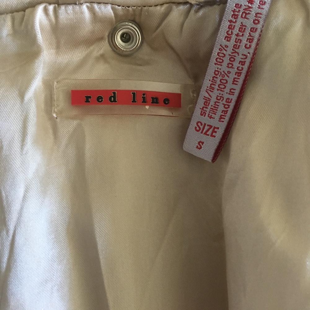 Red Line Womens Size S Shiny Gold Puffer Jacket - Picture 4 of 11